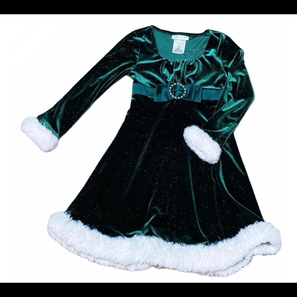 Emerald green glitter dress up